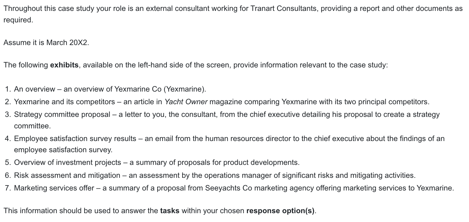 ACCA SBL Past papers Question 1 Task 1 June 2022 CBE aCOWtancy